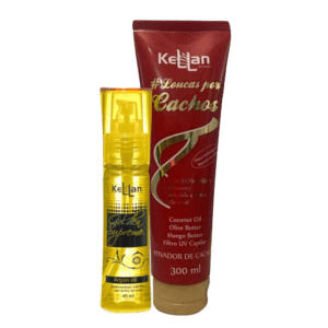 Kellan progressiva Kit Ativador de Cachos e Óleo de Argan da Kellan - Imagem do produto
