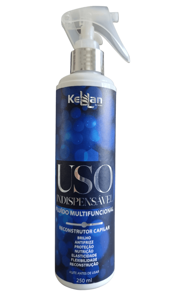 Kellan progressiva Leave-in Uso Indispensável 250ml Kellan para restauração capilar Embalagem do leave-in restaurador Uso Indispensável da Kellan