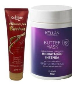Dupla Imbatível Kellan - Máscara e Ativador de Cachos